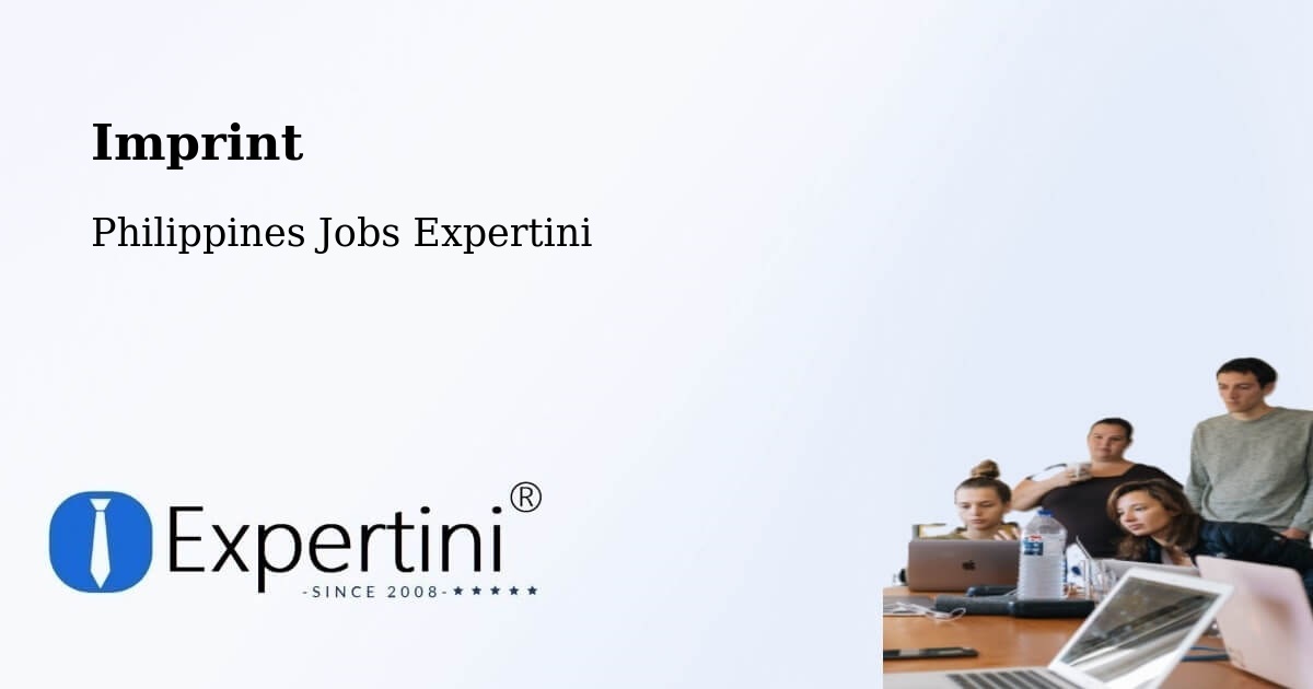 Imprint – San Gregorio - Philippines Jobs Expertini